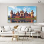Red Fort Reflection Canvas art - Image 8