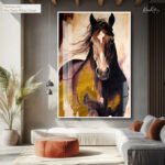 Gilded Gallop Acrylic Wall Art - Image 8