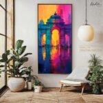 Neon City Arch Canvas art - Image 9