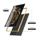 Golden Swirl Acrylic Wall Art - Image 11