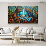 Vrindavan Forest Flute Canvas Art - Image 8