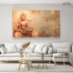 Abhaya Mudra Sunset Canvas Art - Image 8