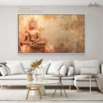 Abhaya Mudra Sunset Canvas Art - Image 11