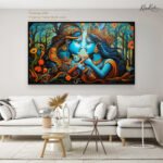 Vrindavan Forest Flute Canvas Art - Image 11