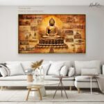 Saffron Path to Enlightenment Canvas Art - Image 12