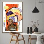 Afro-Boho Majesty Canvas art