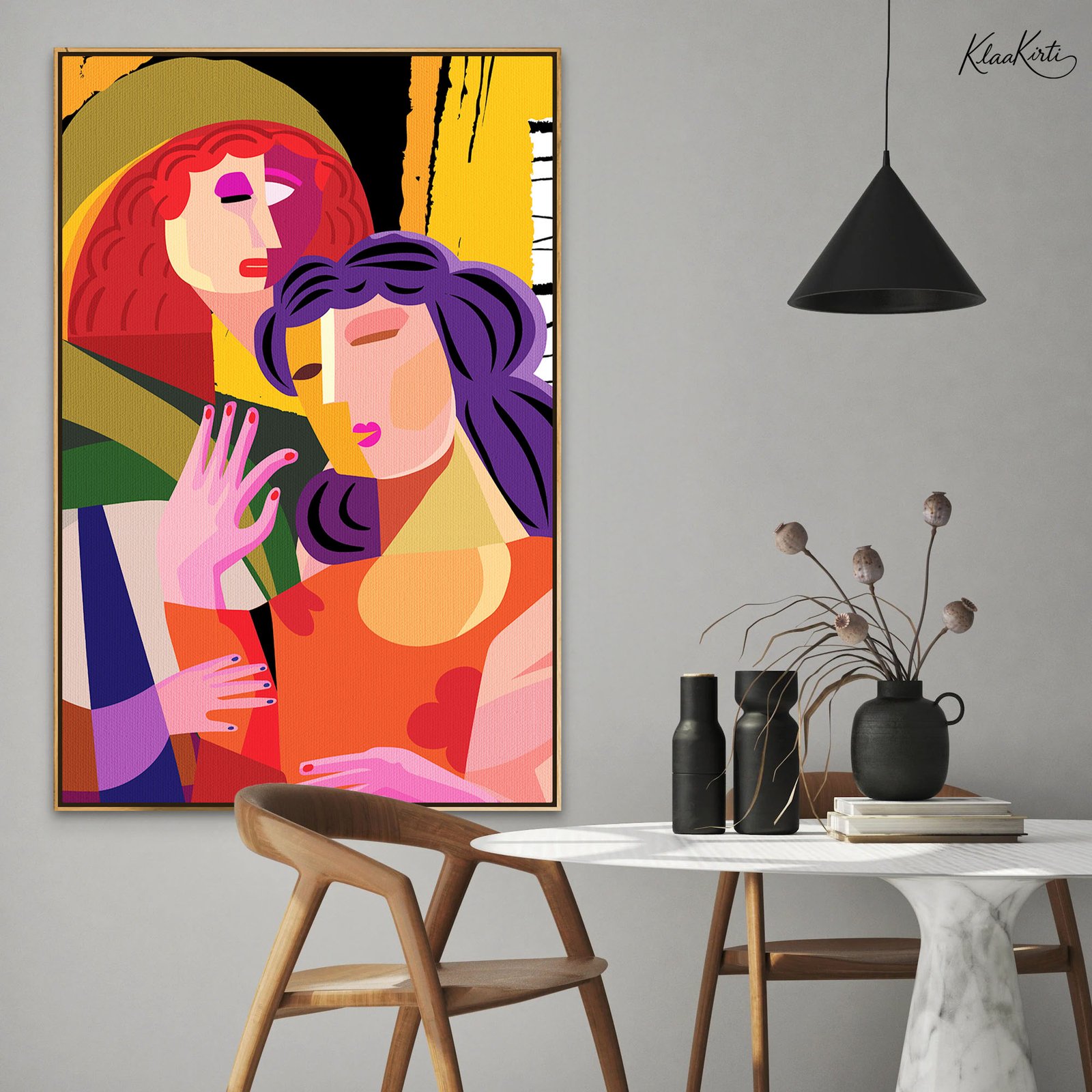 Vertical Canvas 01 Shared Secret Canvas art - Image 1