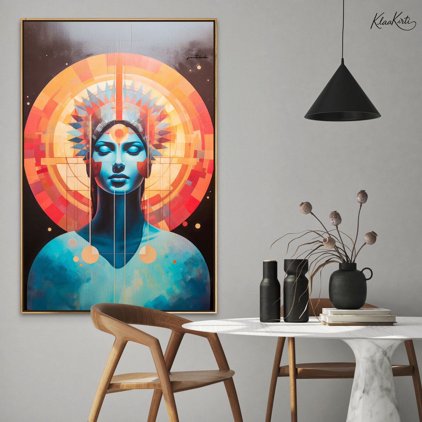 Vertical Canvas 01 The Third Eye Portal Canvas art - Image 1
