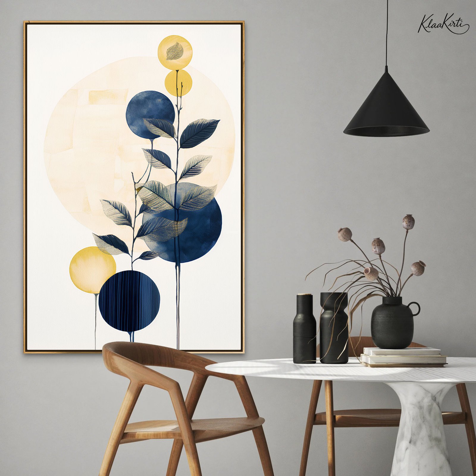 Vertical Canvas 01 Tropical leaf Canvas art - Image 1