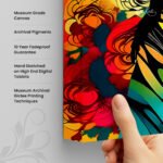 Sunset Bloom Canvas art - Image 3