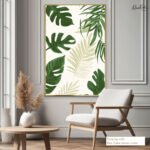 Tropical leaf Canvas art - Image 5