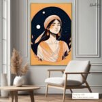 Saffron Night Canvas art - Image 5