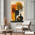 Terracotta and Shadow Canvas art - Image 5