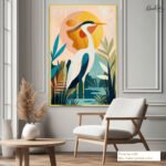 Serenity heron Canvas art - Image 9