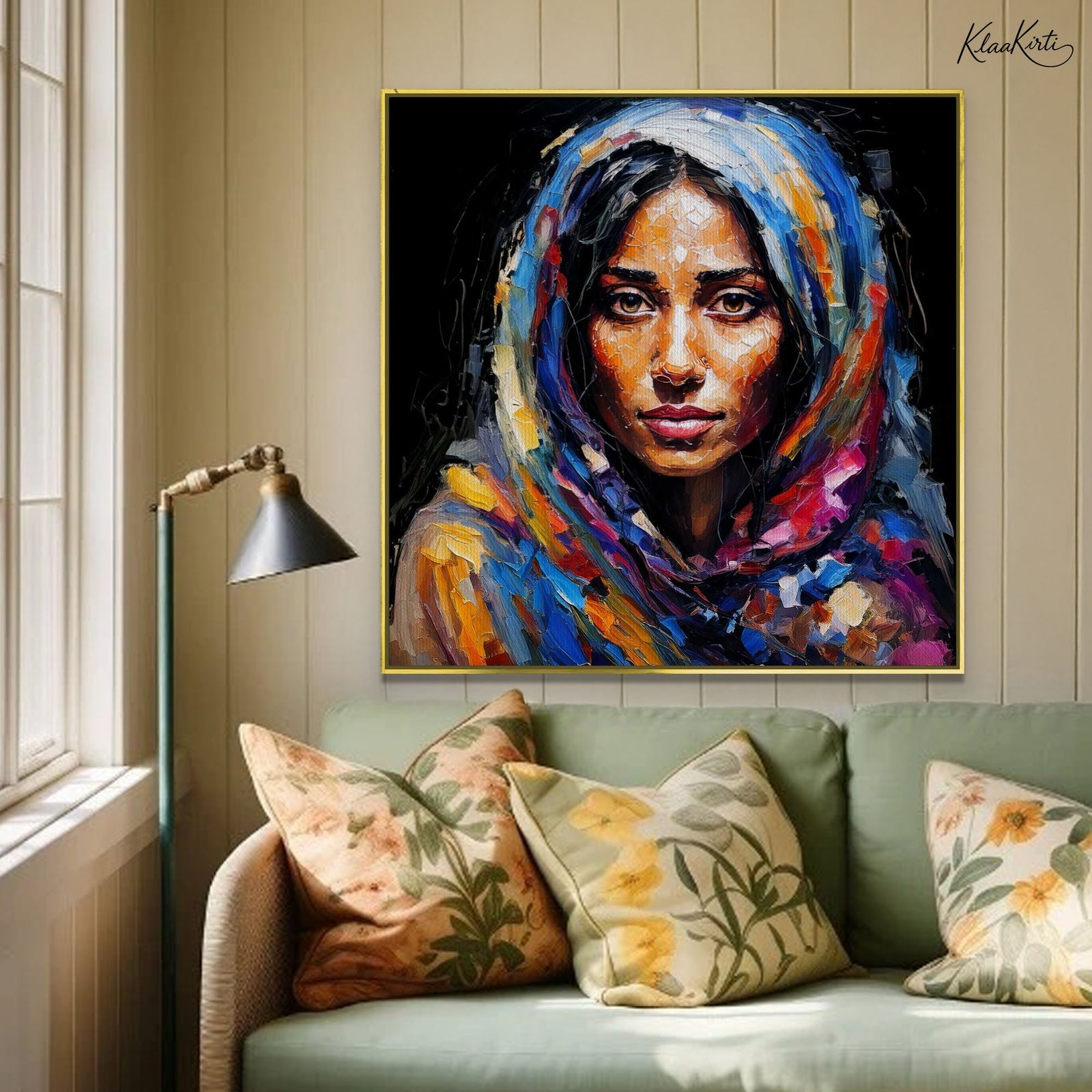 01 Radiant Nomad Canvas Wall Art - Image 1