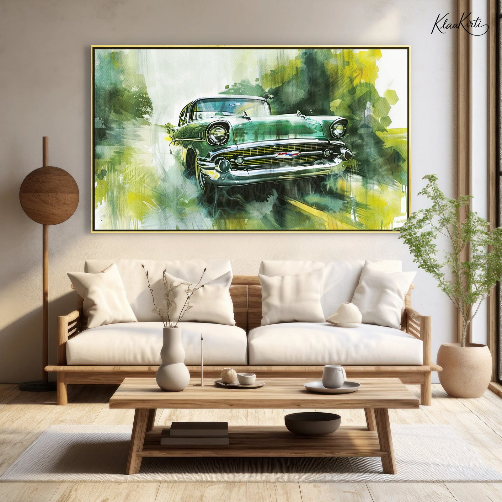 01 Emerald Classic Canvas Wall Art - Image 1