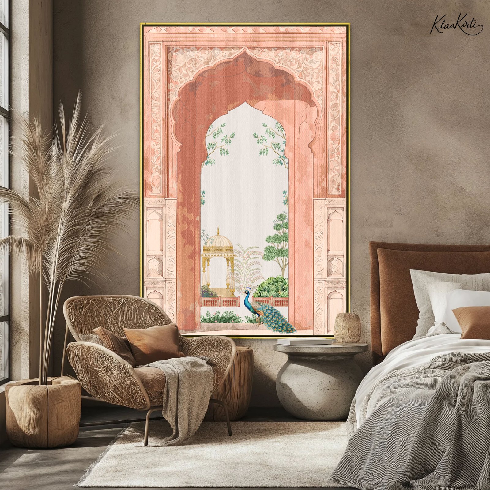 01 Royal Pavilion Garden Canvas Wall Art - Image 1
