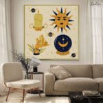 Mystic Elements Canvas Wall Art
