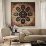 Divine Radiance Canvas Wall Art