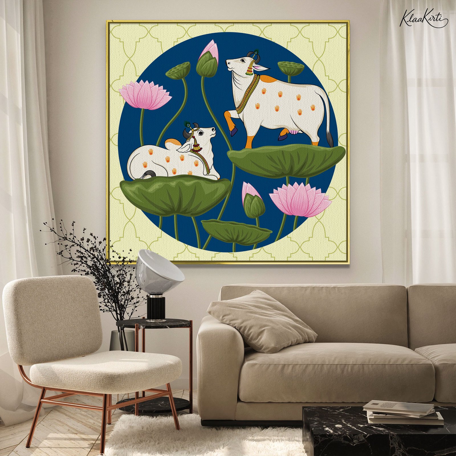 01 Royal Devotion Canvas Wall Art - Image 1