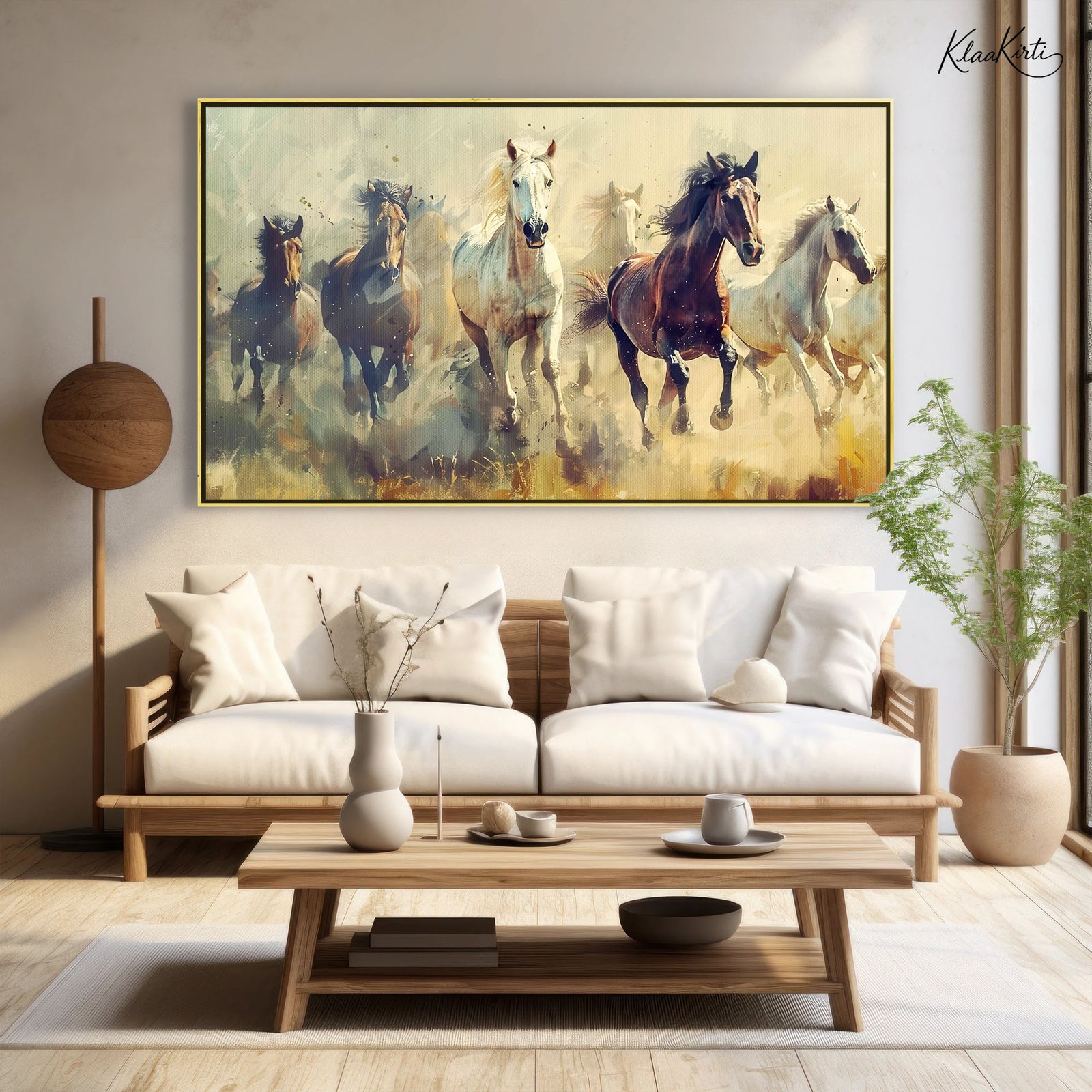 01 Sunlit Spirit Canvas Wall Art - Image 1