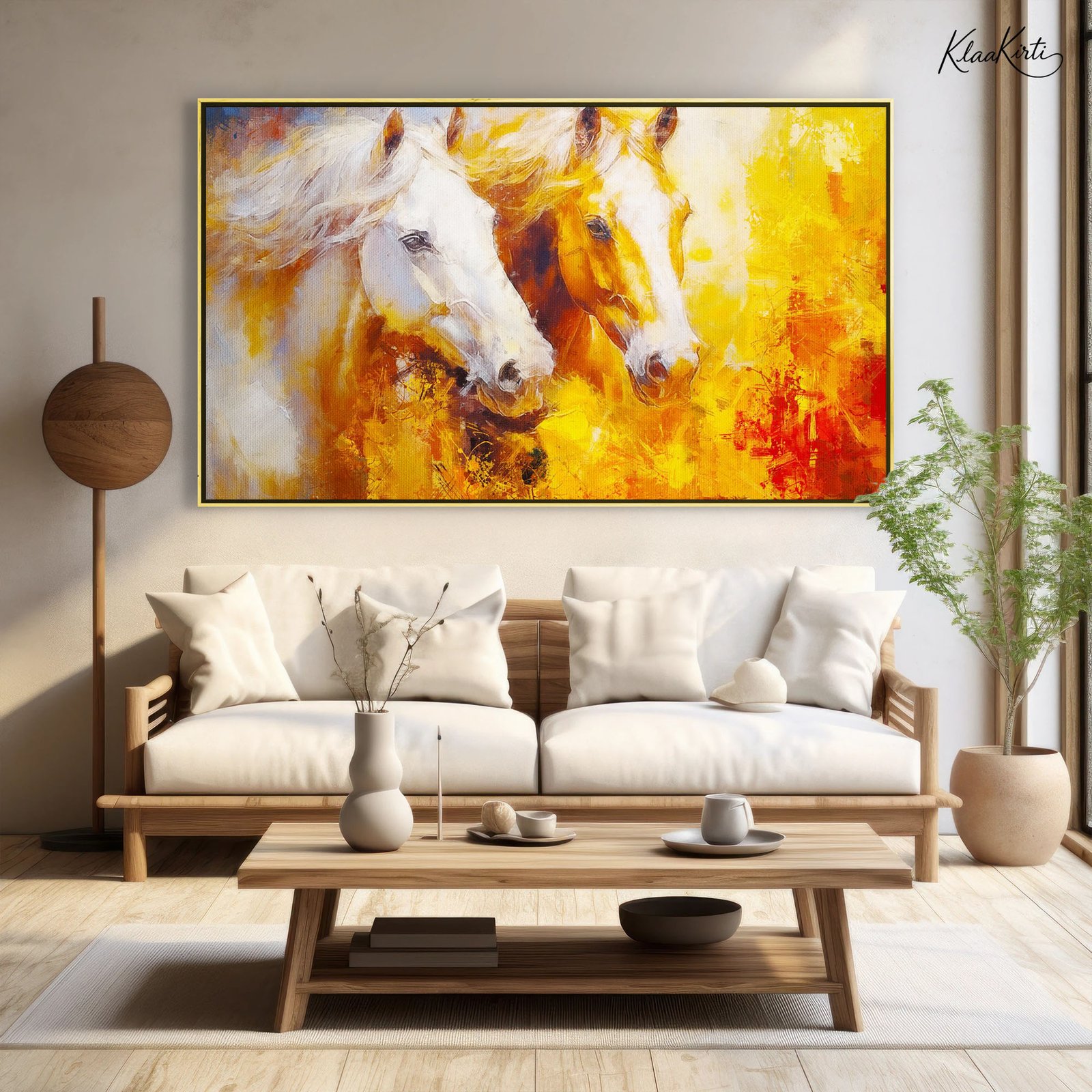 01 Radiant Spirits Canvas Wall Art - Image 1