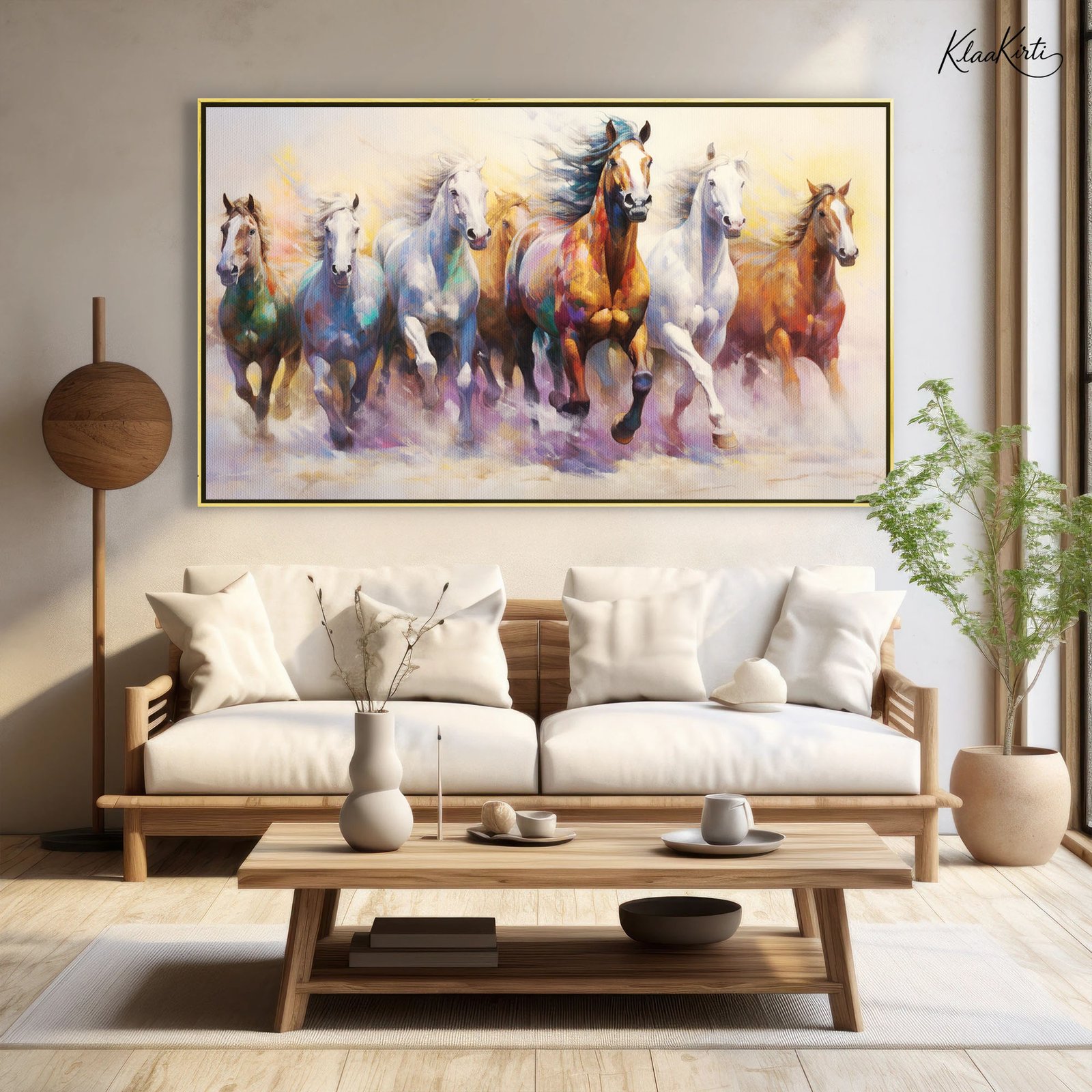 01 Vibrant Ascension Canvas Wall Art - Image 1