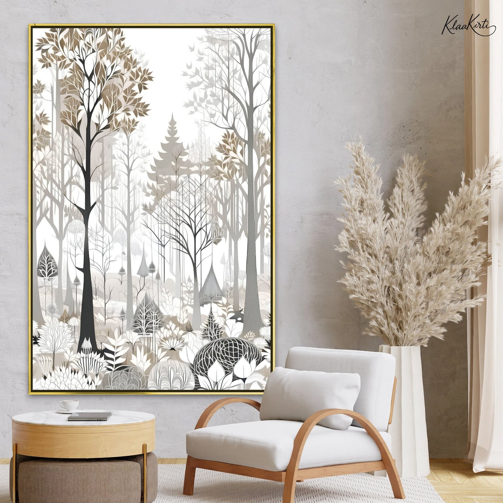 01 Whimsical Winter Canvas Wall Art - Image 1