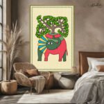 Tree Elephant Canvas Wall Art