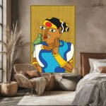 Indian Folk Canvas Wall Art