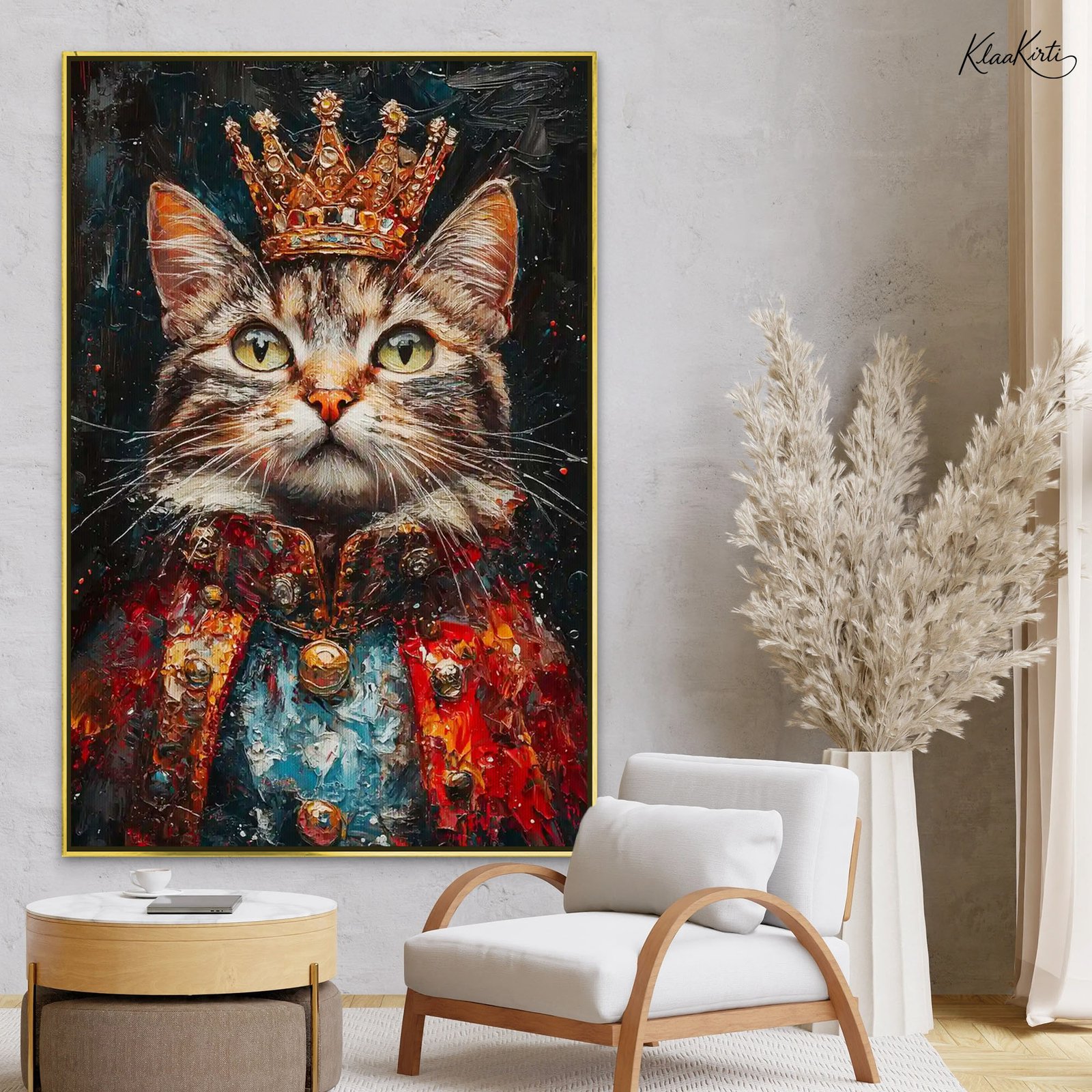 01 Regal Whimsy Canvas Wall Art - Image 1