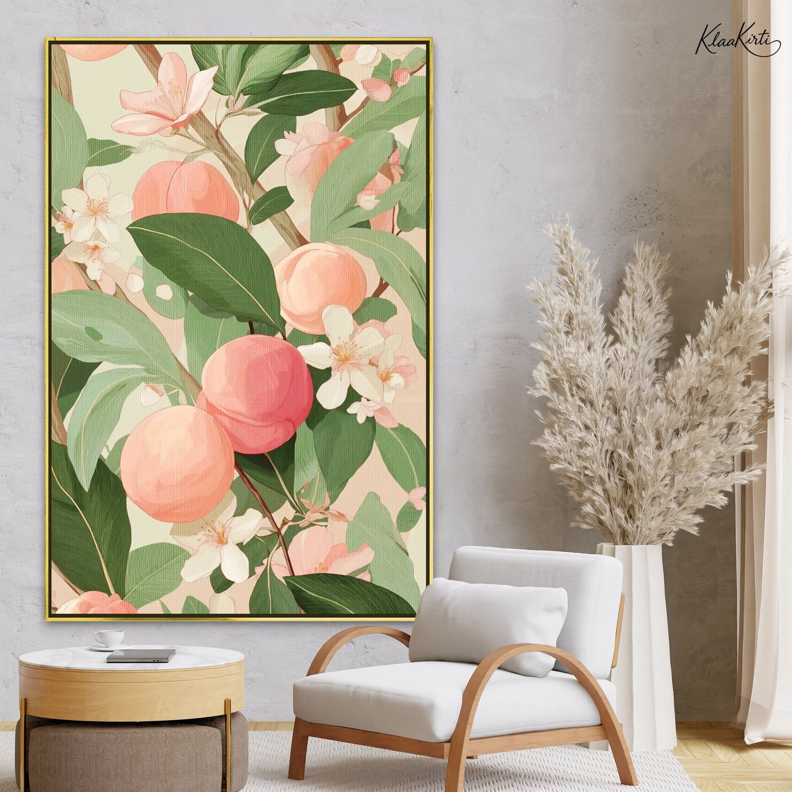 01 Blossom & Orchard Canvas Wall Art - Image 1