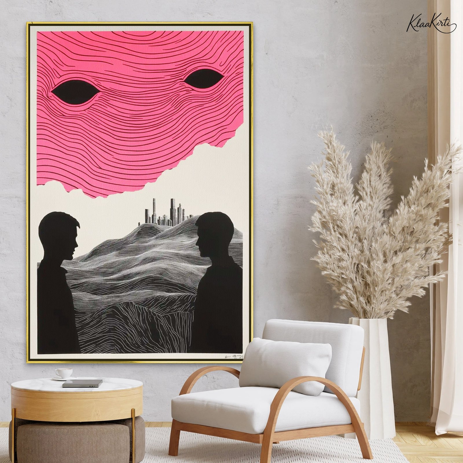 01 Echoes of Identity Canvas Wall Art - Image 1
