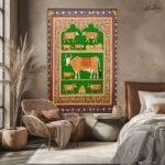 Shrinathji's Cows Canvas Wall Art