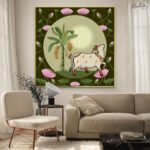 Kamadhenu Canvas Wall Art