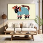 Gau Samriddhi Canvas Wall Art