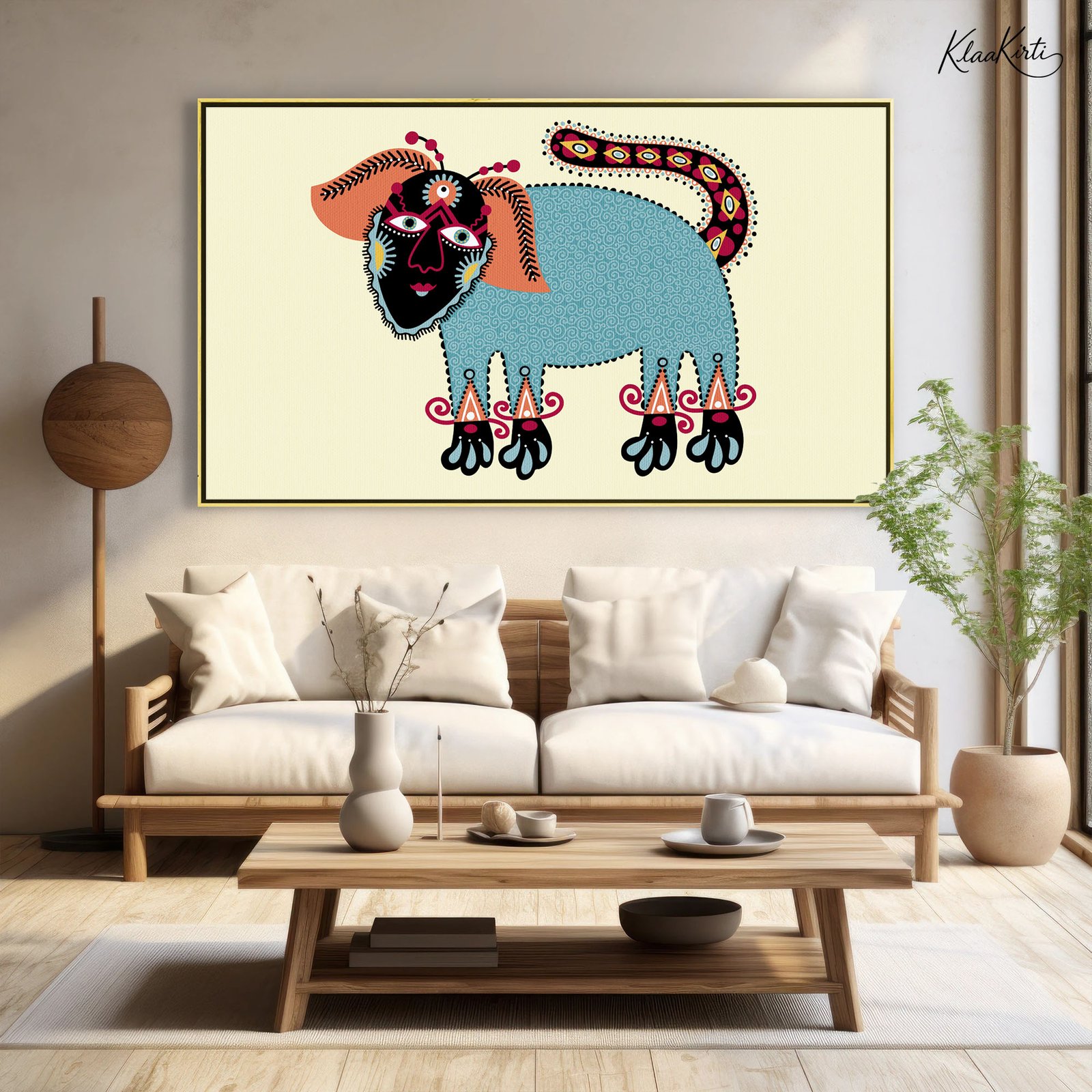 01 Gau Samriddhi Canvas Wall Art - Image 1