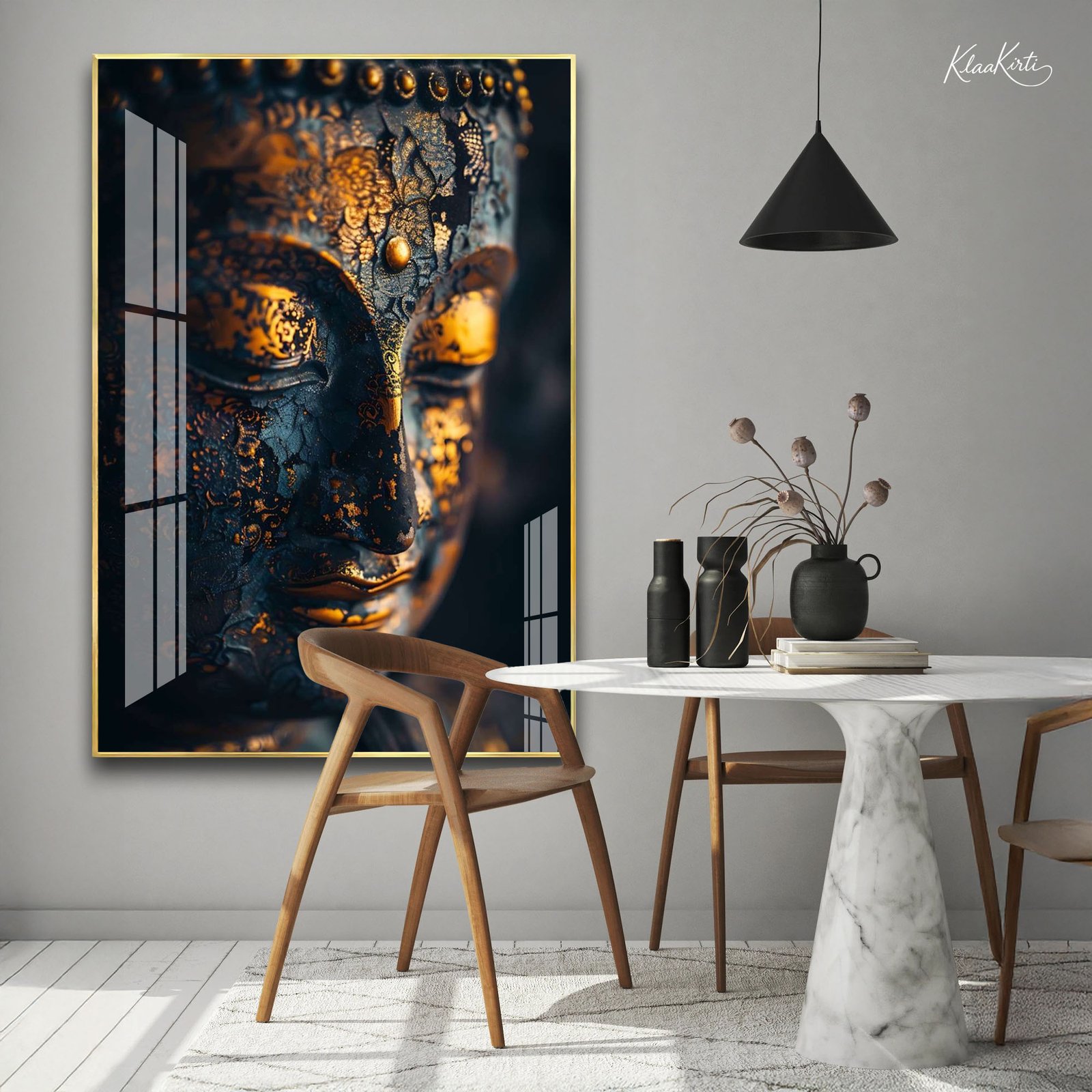 01 Gautama Buddha Acrylic Wall Art - Image 1