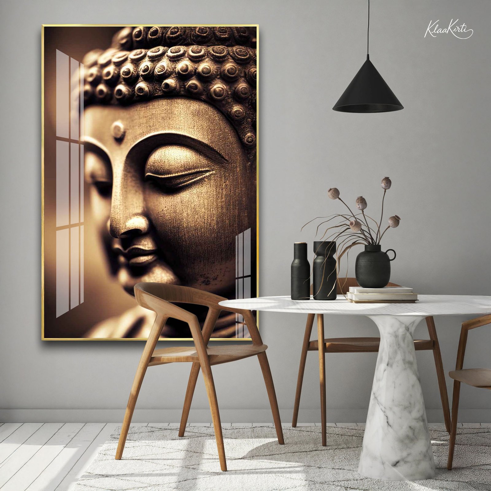 01 Divine Buddha Acrylic Wall Art - Image 1