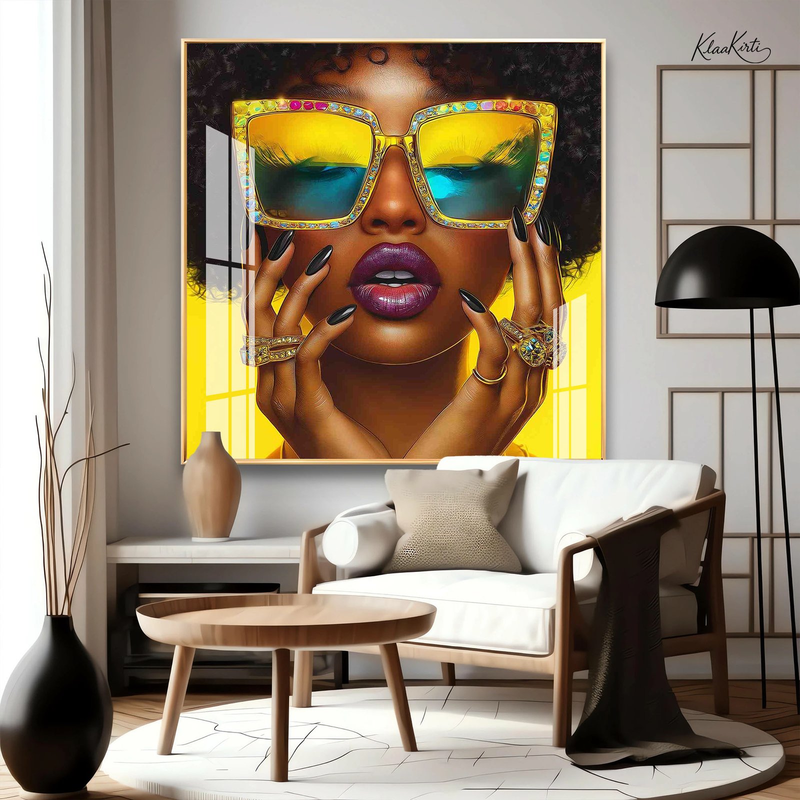 01 Spectrum of Glamour Acrylic Wall Art - Image 1