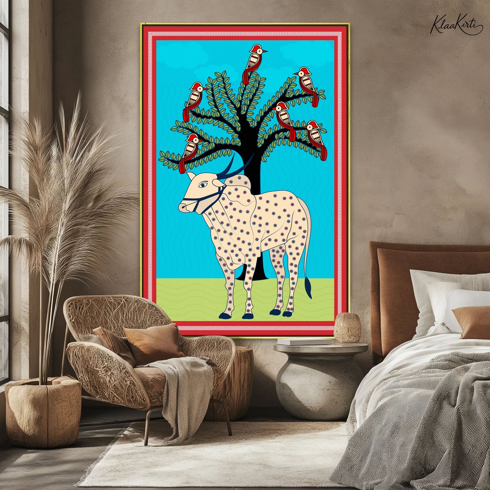 01 Forest Love Canvas Wall Art - Image 1