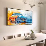Azure Horizon Canvas Wall Art - Image 2
