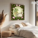 Kamadhenu Canvas Wall Art - Image 2