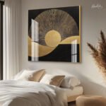 Golden Solstice Acrylic Wall Art - Image 2