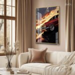 Sunset Lowrider Acrylic Wall Art - Image 2