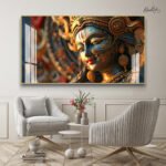 Face of the Divine Mother Acrylic Wall Art - Image 3