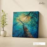 Emerald Canopy Canvas Wall Art - Image 4