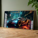 The Midnight Car Acrylic Wall Art - Image 4