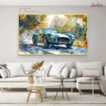 Emerald Speedster Canvas Wall Art - Image 5