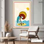 Folk Art Canvas Wall Art - Image 5